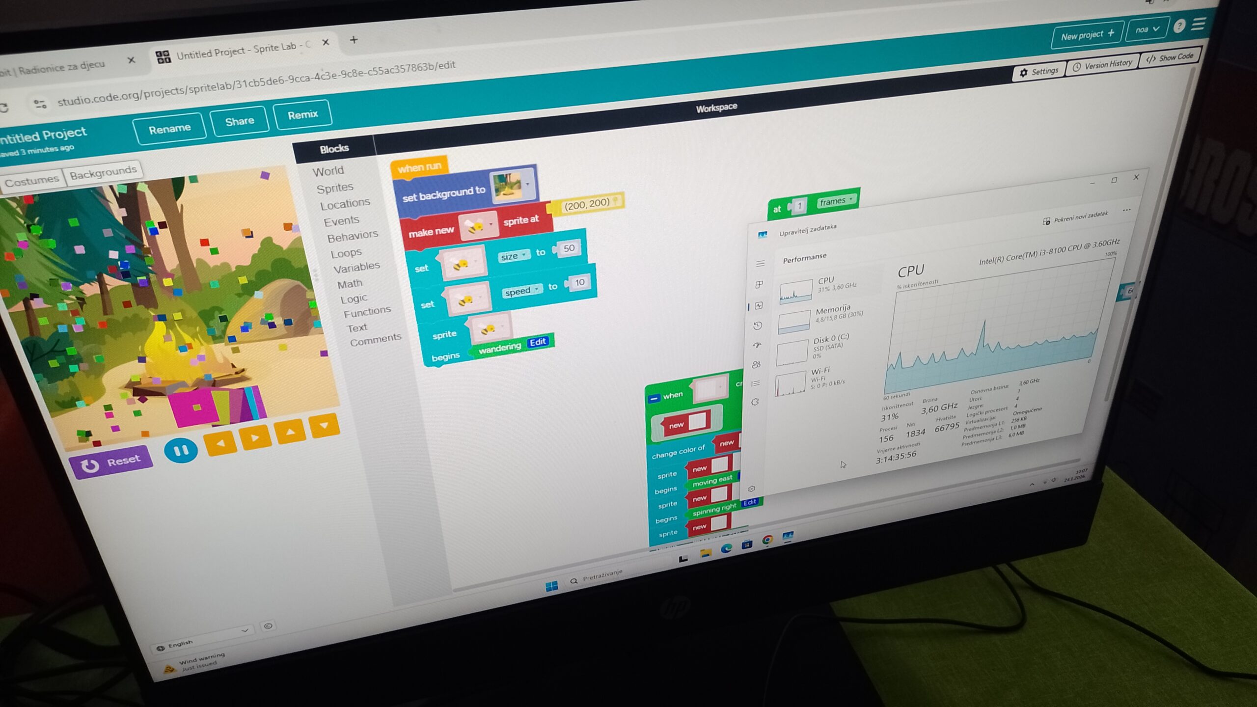 Učimo osnove programiranja uz Code.org